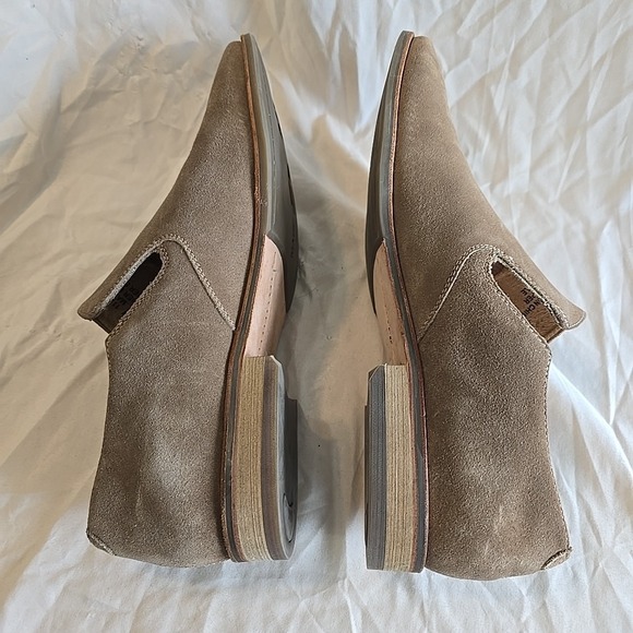 DKNY Men\'s Size 11.5 M John‎ Slip On Light Brown Leather Loafers Dress Shoes main image 14